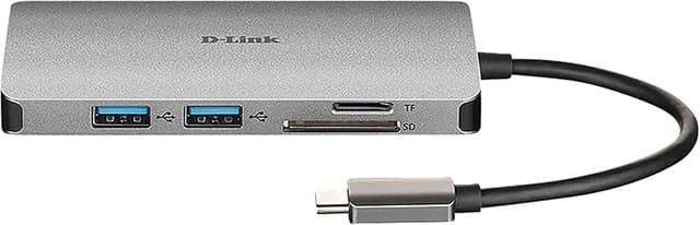 Detalle 2 de D-Link DUB-M810 Hub USB-C 8 en 1 con HDMI 4K y LAN Ethernet 🌐