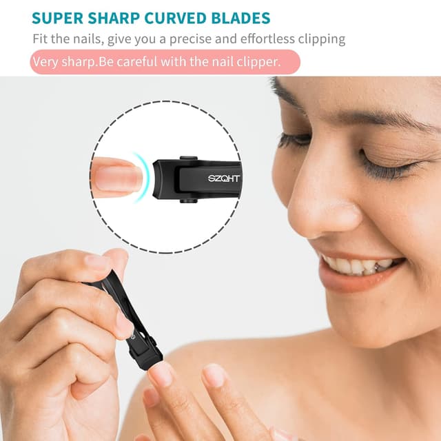 Thumbnail 5 de SZQHT Ultra Wide Jaw Nail Clippers for Thick Nails ✂