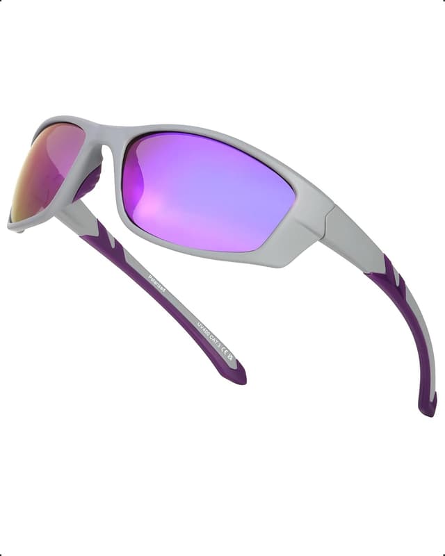 Detalle de Myiaur Women’s Sports Sunglasses M8140 – UV400 polarised lenses for running and cycling