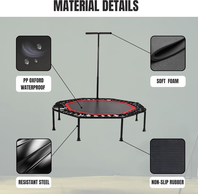 Thumbnail 3 de Trampolín Fitness Ø90cm Plegable y Silencioso para Todos ⛹
