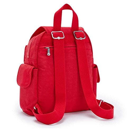 Detalle 2 de Kipling City Pack Mini Mochila Pequeña - Red Rouge
