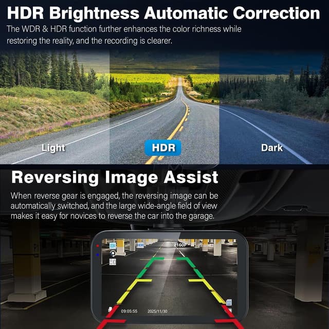 Thumbnail 5 de Miden 4K+2.5K Doppia Dashcam