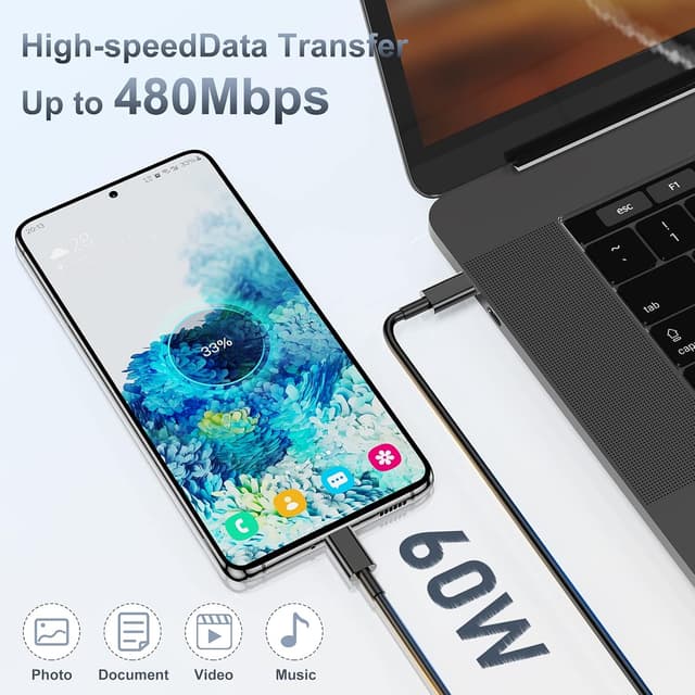 Thumbnail 5 de 45W Super Fast Charger 2Pack with 10ft Cable