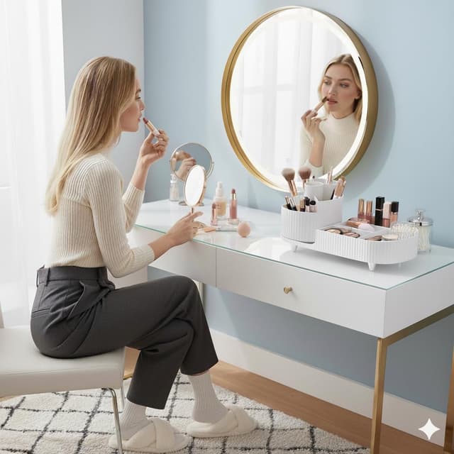 Thumbnail 4 de Make up Organizer 360° Drehbar Kosmetik-Organizer 🎀