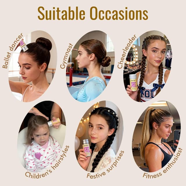 Detalle 2 de Dolahair Hair Wax Stick 2.7 oz 💇