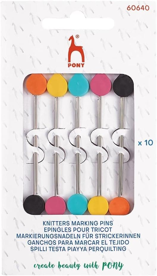 Detalle 2 de Pony Marking Pins (Steel, Multi-Colour) – 8 x 2.8 x 13 cm