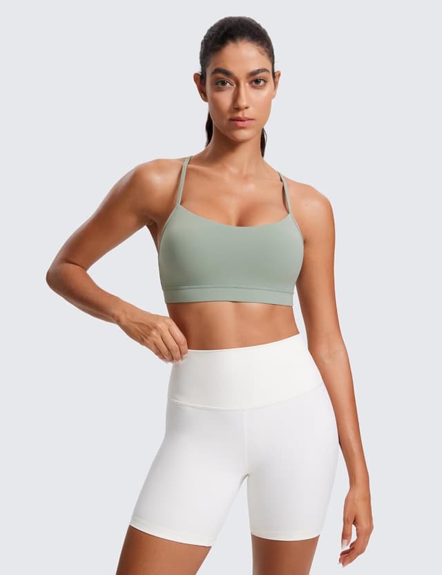 Detalle 2 de CRZ YOGA Butterluxe reggiseno sportivo donna con Y-back e imbottitura removibile a basso impatto