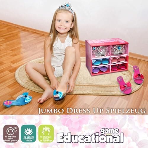 Thumbnail 3 de Zapatos de Princesa para Niñas con Corona y Joyería 👑