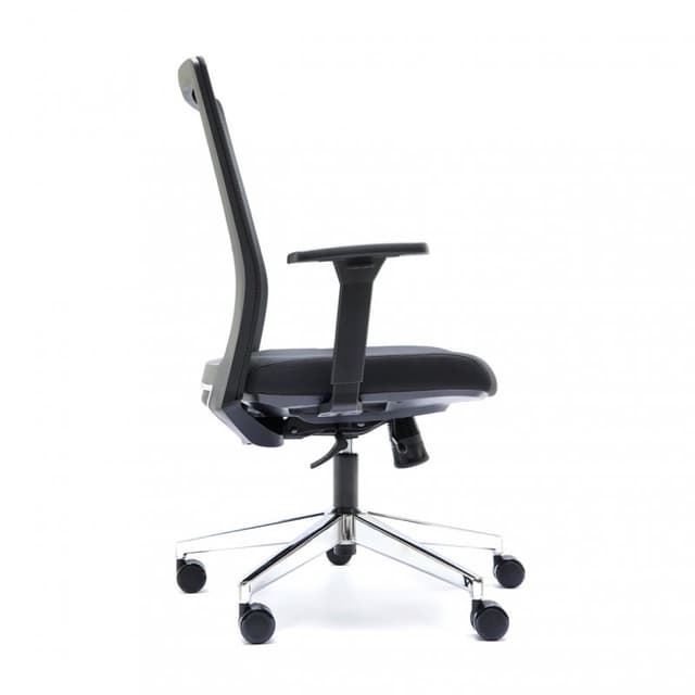 Detalle de Euromof Niza silla de oficina negra