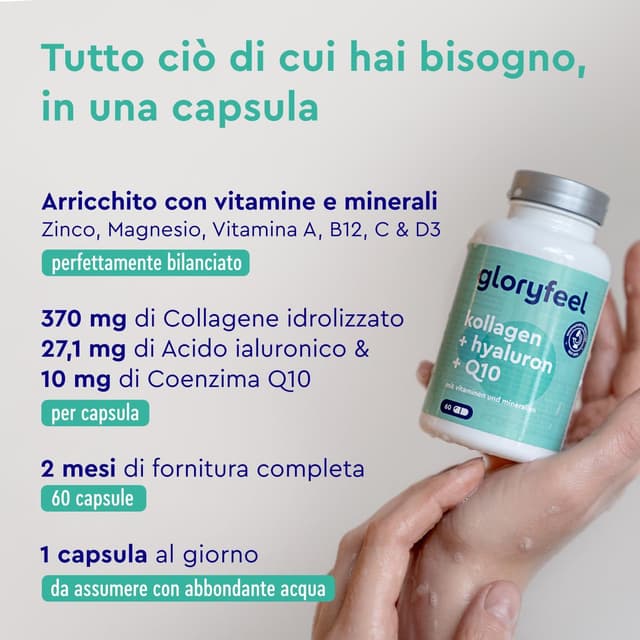 Detalle 2 de Collagene Marino 60 capsule per pelle e articolazioni