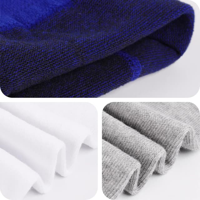 Detalle de L&K-II confezione da 3 collant per neonati e bambini in maglia multicolore 2766