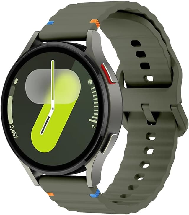 Detalle de BYISYUE Watch Strap 22mm Silicone Band