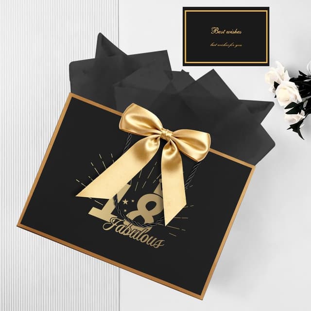 Thumbnail 4 de AOOSU Geschenktüte Geburtstag 28×20×10cm