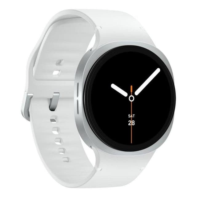 Detalle 2 de Samsung Galaxy Watch8 Bluetooth GPS NFC 44 mm Super AMOLED Plata (M/L) – 5ATM + IP68