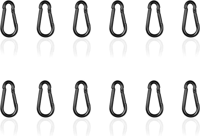 Detalle de High-PQ Heavy Duty Galvanized Steel Carabiner 12-Pack