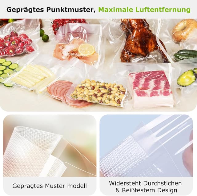 Thumbnail 2 de Bonsenkitchen Vakuumierbeutel 20x500 cm Rollen