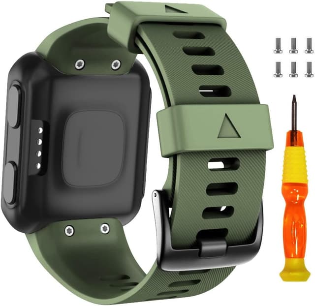 Detalle de ANBEST cinturino in silicone compatibile con Forerunner 35 e Approach S10 (sostituzione per smartwatch sportivo)