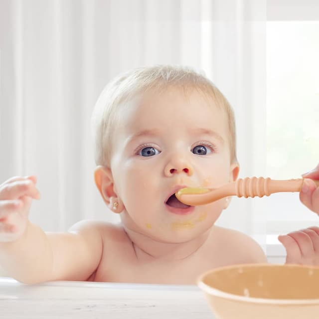 Thumbnail 6 de Vicloon Baby Lernlöffel Silikon 2er Set đ„