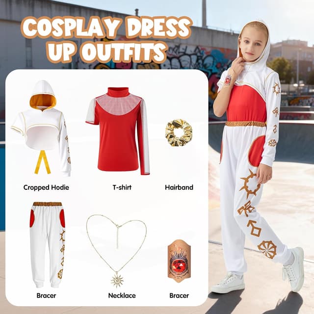 Thumbnail 2 de Disfraz Cheerleader Zombie para niña