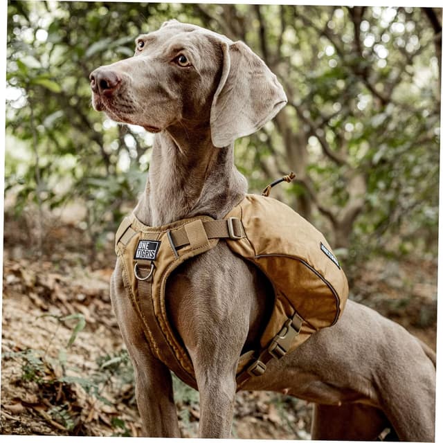 Detalle de OneTigris CAMELUS Hunderucksack für M/L (Coyote Braun) – für Camping, Wandern & Outdoor