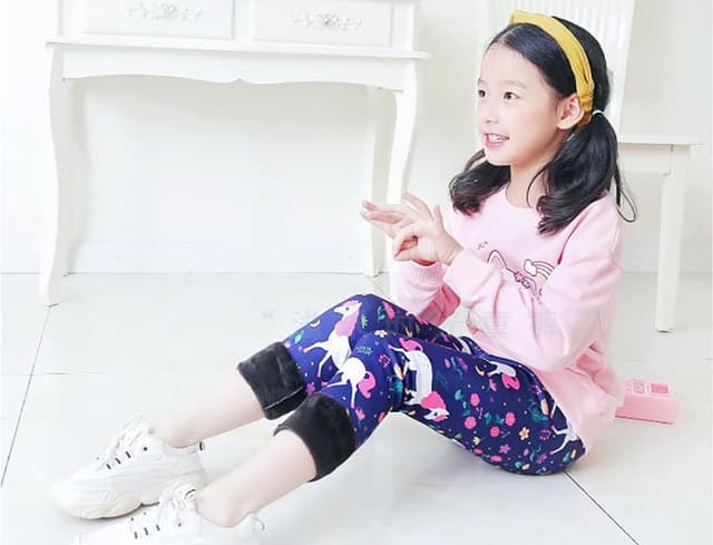 Detalle de FedMois 2er Pack Mädchen Thermo-Strumpfhose/Leggings gefüttert für den Winter