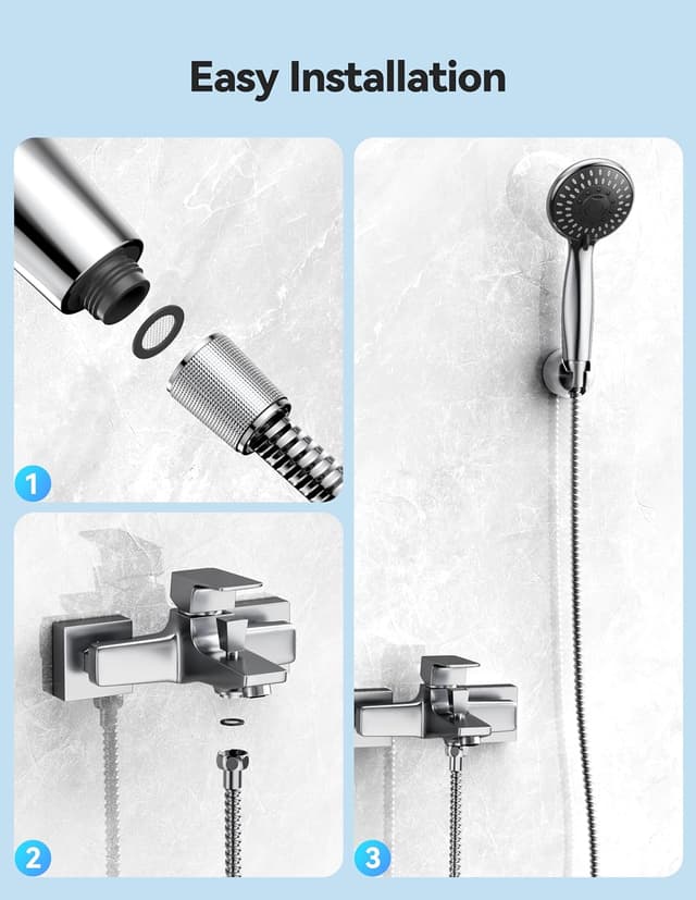 Thumbnail 5 de VOXON High Pressure Shower Head 5-Spray