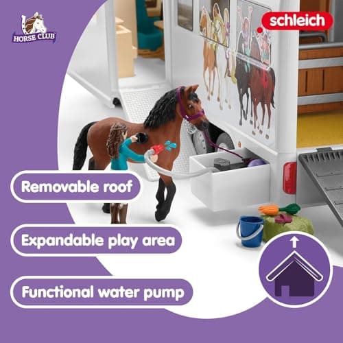 Thumbnail 2 de Schleich Horse Club 42619 — Set transporte 227 piezas 🐴