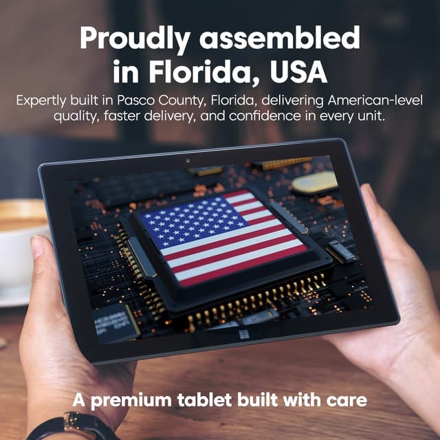 Detalle de Fusion5 FWIN232 PRO N5 10.1” Windows 11 Pro Tablet PC with Intel 13th Gen, 12GB RAM, 512GB SSD, USB-C & HDMI