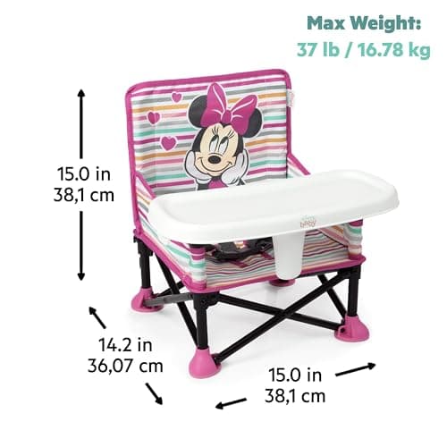 Thumbnail 9 de Bright Starts Pop 'N Sit Minnie Mouse, asiento portátil para bebé