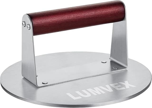 Imagen de Smash Burger Profesional Acero Inoxidable 16cm 🍔 Prensa Barbacoa en OfertitasTOP