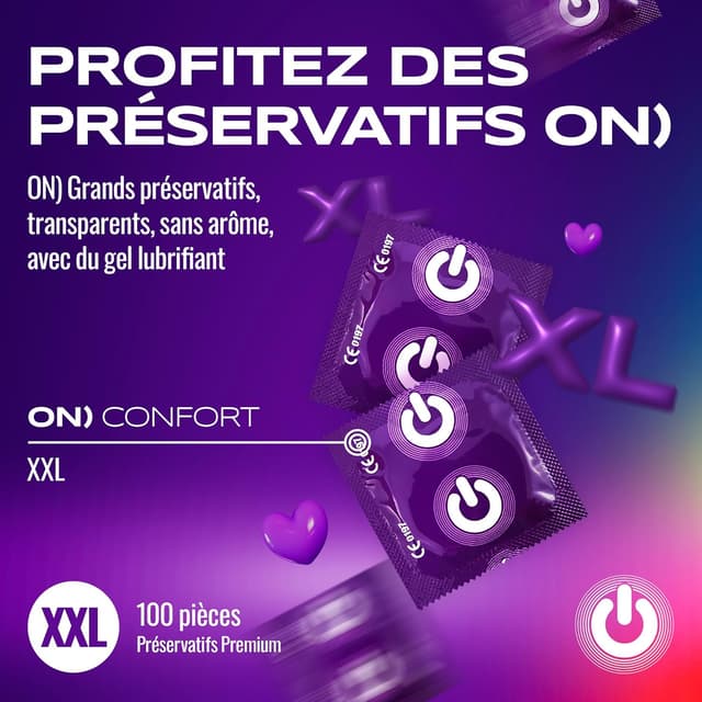 Thumbnail 1 de ON) préservatif XX-Large 57 mm