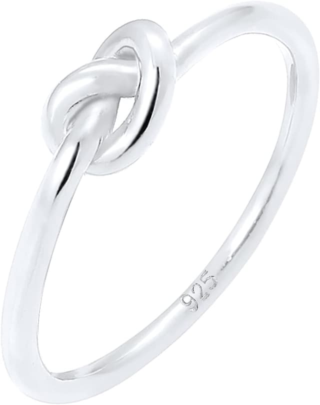 Thumbnail 4 de Elli Damen-Ring Trend Knoten Silber 925