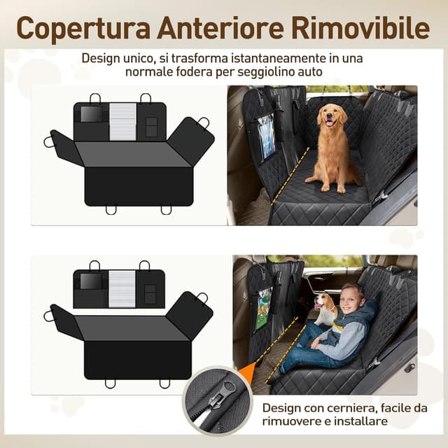 Detalle 2 de Gimars Telo Auto per Cani 157×137 cm