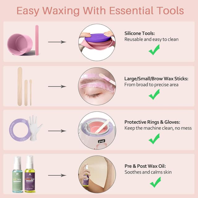 Thumbnail 6 de BLITZWAX Brazilian and Bikini Waxing Kit, 6 Packs