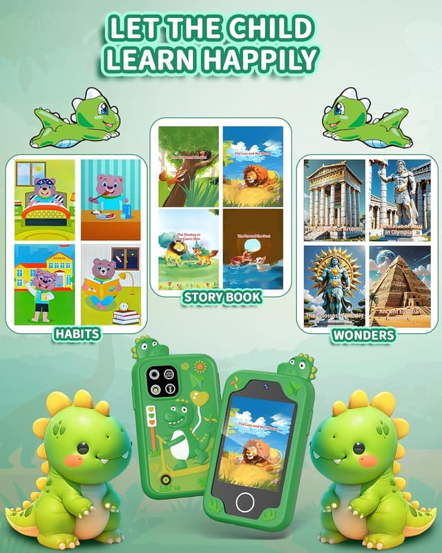 Thumbnail 4 de Kids Phone Toy 2.8in Touchscreen