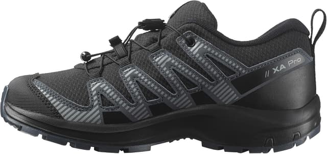 Detalle 2 de SALOMON XA Pro V8 ClimaSALOMON Waterproof: Kinder-Multifunktionsschuh für präzisen Halt & Grip
