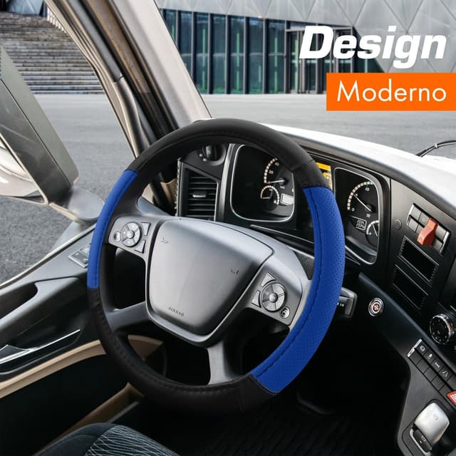 Thumbnail 1 de Upgrade4cars Coprivolante 44-46 cm Blu Nero