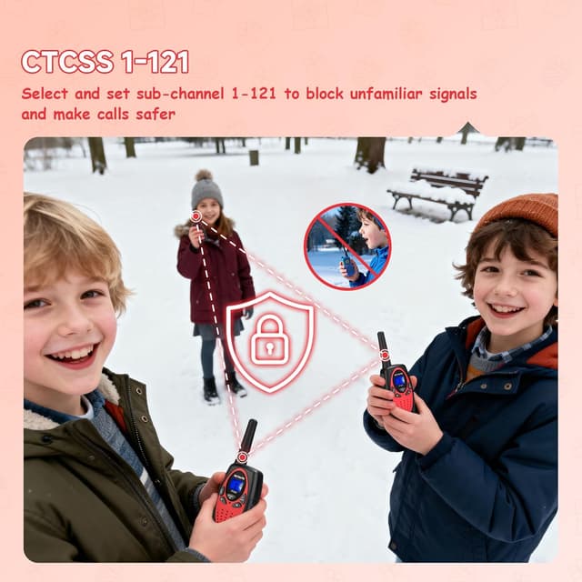 Thumbnail 3 de Retevis RT628 Talkie Walkie Enfants