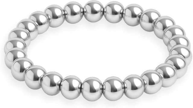 Thumbnail 6 de GD GOOD.designs Anello antistress in acciaio inox con perline (3 mm) e rotazione, misura 54–60