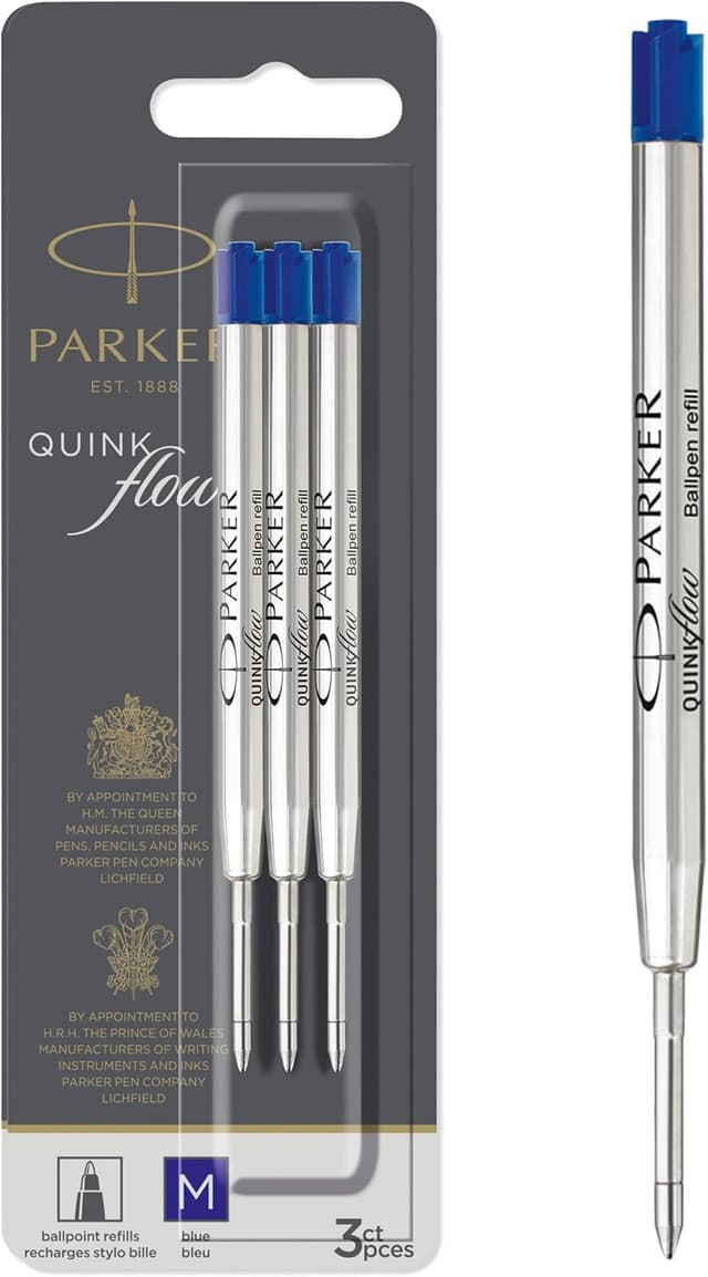 Detalle de Parker Ballpoint Pen Refills 3er Pack