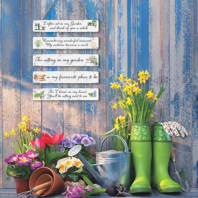 Detalle 2 de HPNIUB Funny Garden Sign 5 pack