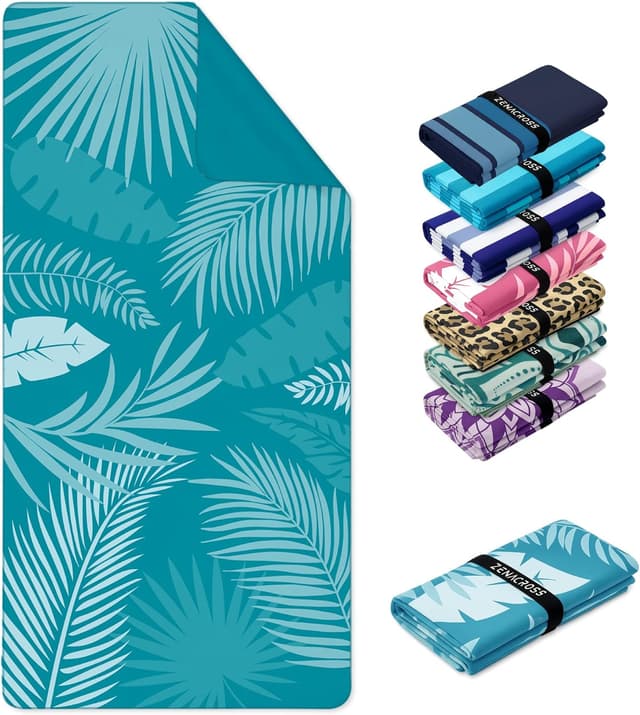 Zenacross Serviette de plage microfibre XXL 90x180