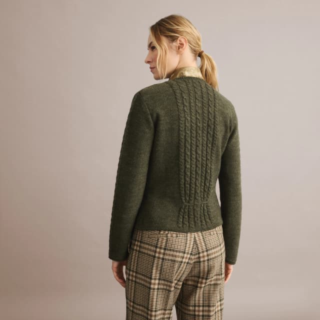 Detalle de Verhunt Chaqueta tricot mujer Lambswool