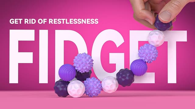 Thumbnail 4 de 8 Stück Geräuschlose Magnetische Stress Bälle