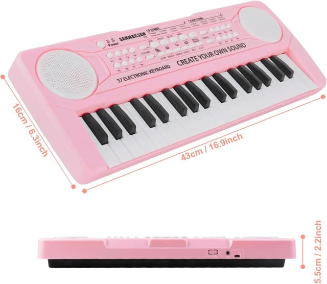 Thumbnail 5 de Shayson 37-Key Kids Keyboard with Microphone 🎹