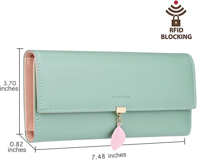 Detalle de FT FUNTOR RFID leather wallet, 7.48 inch