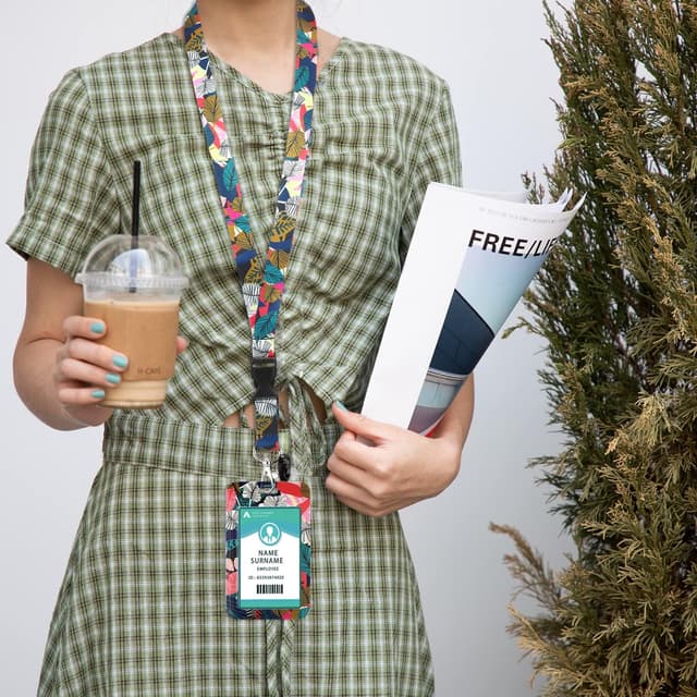 Detalle 2 de Ausweishülle mit Band, Kartenhalter