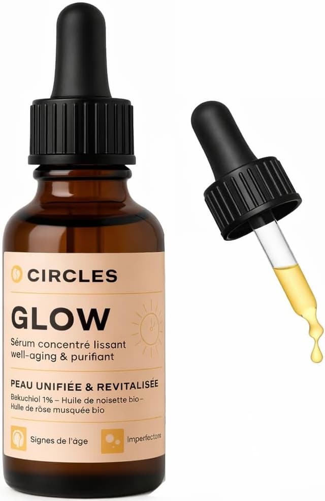 Detalle 2 de Circles PULP Sérum Visage Hydratant & Repulpant à l’acide hyaluronique, collagène végétal et aloe vera bio – 30 ml