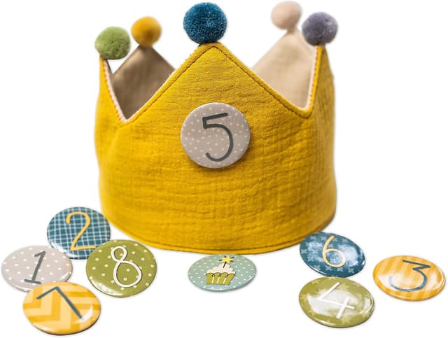 Imagen de Papierdrachen Geburtstags Krone Musselin 1-8 en OfertitasTOP