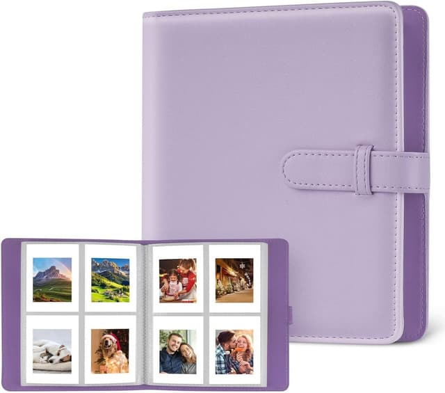 Detalle de Album photo Flintronic 3 pouces pour films instantanés (256 poches) – compatibilité Instax mini, Polaroid et autres